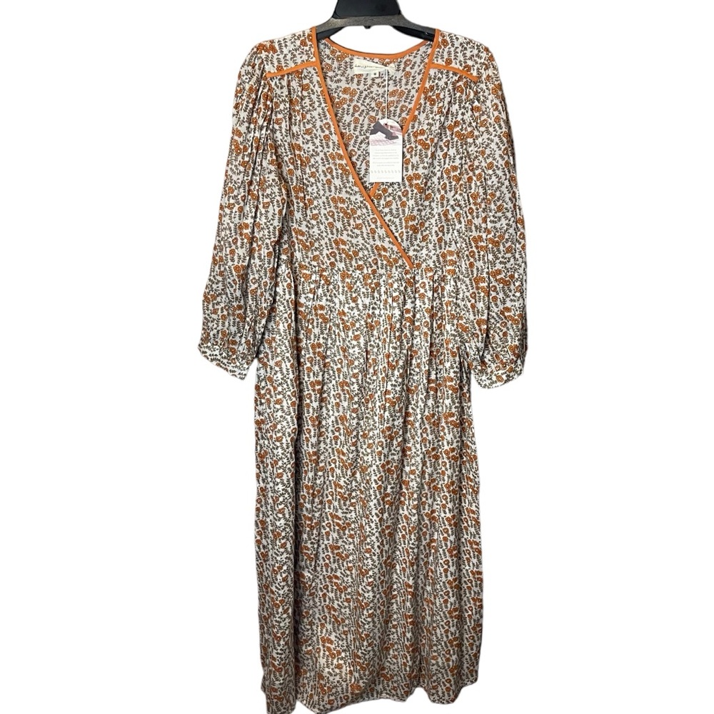 Daughters of India Binita Maxi Dress Apricot M